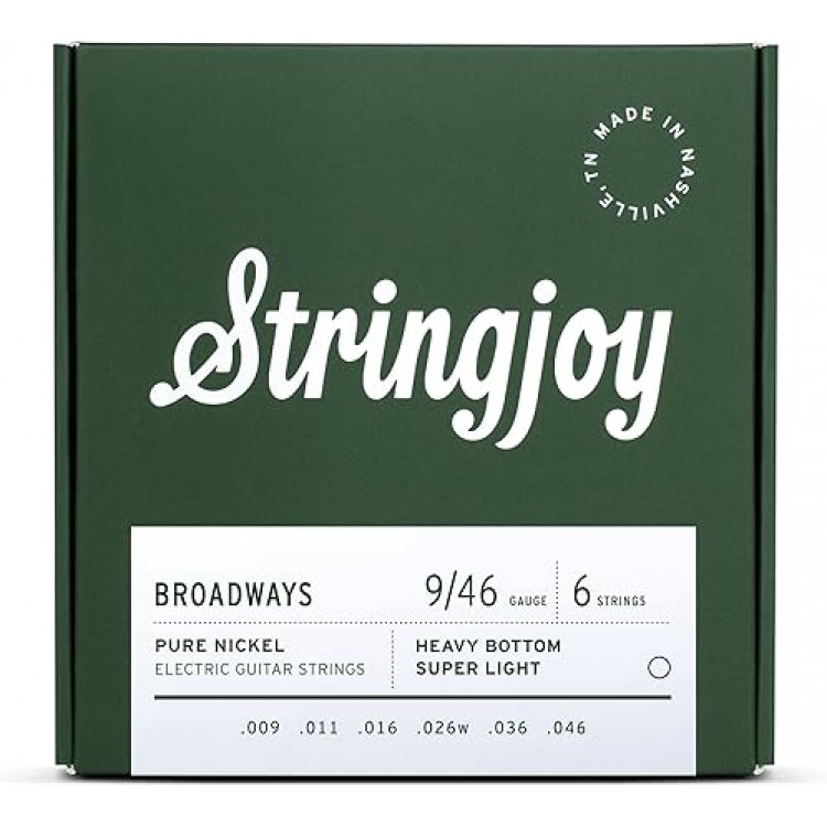 Stringjoy BROADWAYS Pure Nickel 9-46 純鎳 電吉他弦